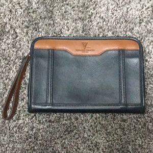 Valentino Sabatini Men’s leather clutch EUC
